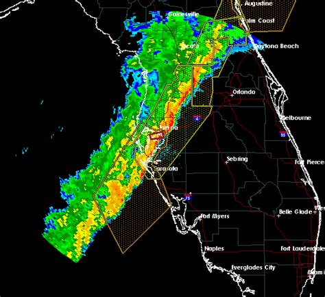New rainfall amounts between 1 and 2 inches possible. . Live weather radar bradenton